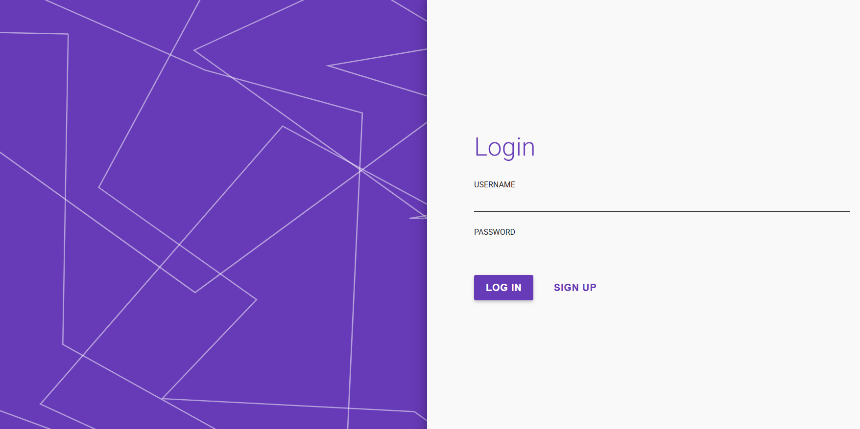 Modern Auth Interface