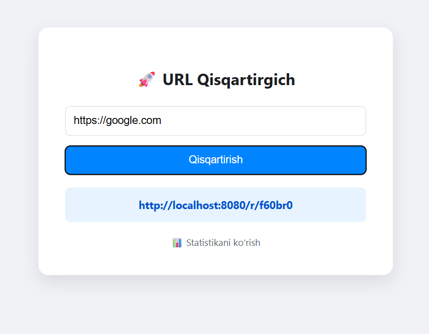 Go-URL Shortener